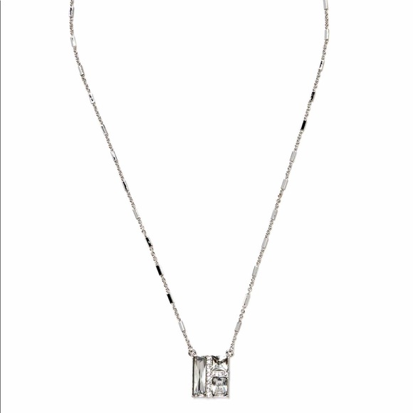 vince camuto faceted crystal pendant necklace - Picture 1 of 5